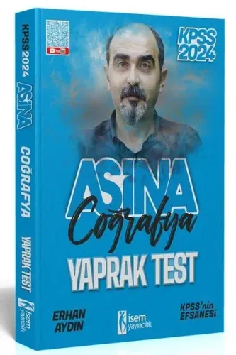 İsem Yayıncılık 2024 Kpss Aşina Coğrafya Çek-Kopart Yaprak Test