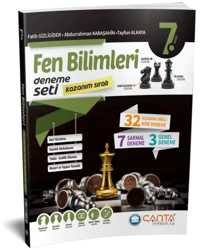 Çanta - 7. Sınıf Kazanım Sıralı Fen Bilimleri Deneme