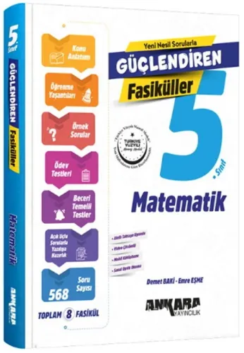 Ankara 5. Sınıf Matematik Güçlendiren Fasiküller Seti