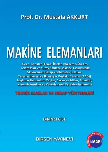 Makina Elemanları Cilt 1