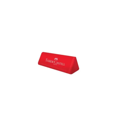 FABER CASTELL ÜÇGEN OKUL SİLGİSİ Kırmızı