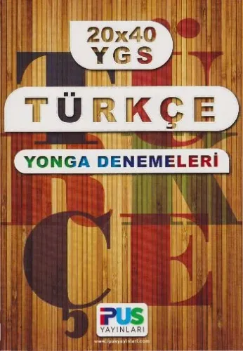 İpus YGS 20*40 Türkçe Yonga Denemeleri