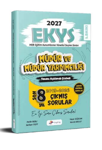 Dizgi Kitap Yayınları 2027 MEB EKYS Müdür ve Müdür Yardımcılığı Tamamı