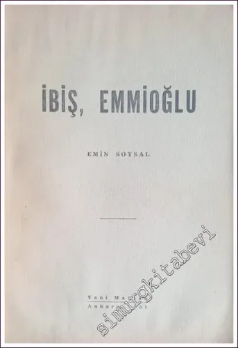 İbiş Emmioğlu -        1951
