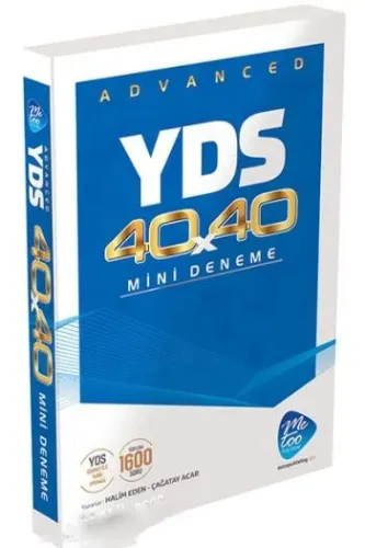Me Too Publishing YDS Advanced 40x40 Mini Deneme