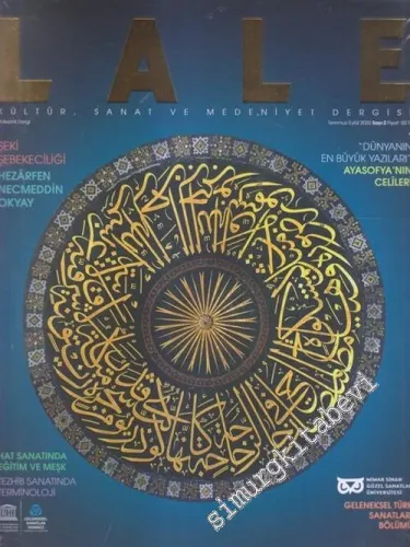Lale Kültür Sanat ve Medeniyet Dergisi  - Sayı 2      Temmız - Eylül 2020