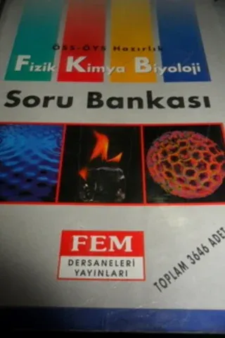 ÖSS-ÖYS Hazırlık Fizik Kimya Biyoloji Soru Bankası