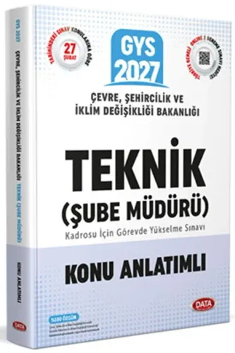 Data Yayınları 2027 Çevre, Şehircilik ve İklim Değişikliği Bakanlığı T