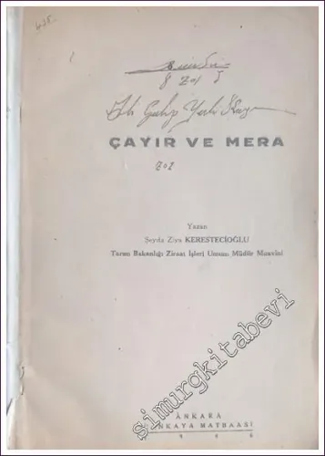 Çayır ve Mera -        1946
