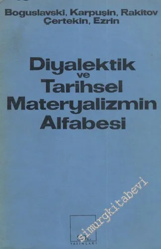 Diyalektik ve Tarihsel Materyalizmin Alfabesi  -