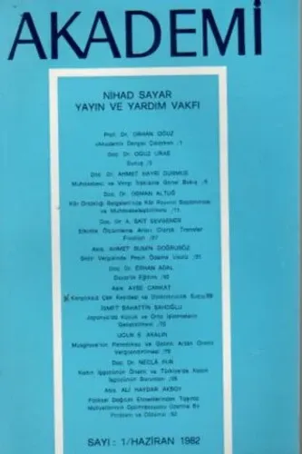 Akademi 1982 / 1