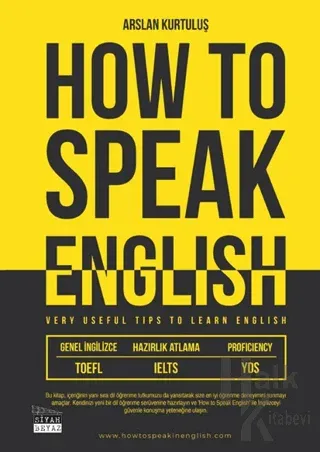How To Speak English - Halkkitabevi