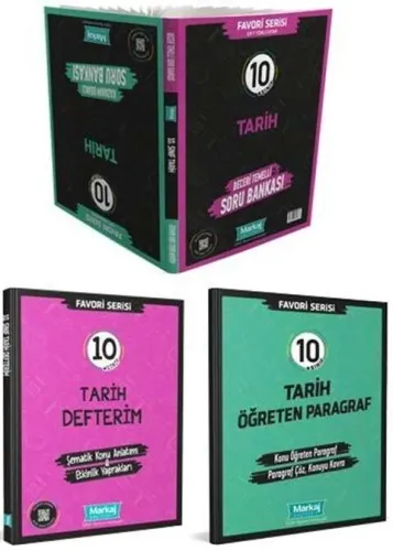 Markaj Yayınları 10. Sınıf Tarih Favori Serisi Seti