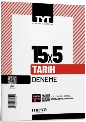Marka Yayınları 2024 TYT Tarih 15 Deneme Tamamı Video Çözümlü