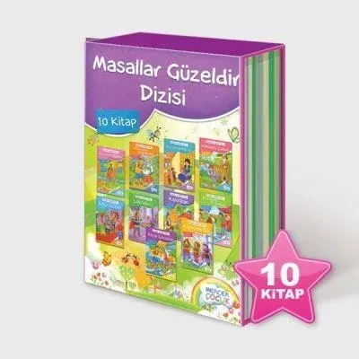 Mercek 2. ve 3. Sınıf-Masallar Güzeldir Dizisi 10 Kitap