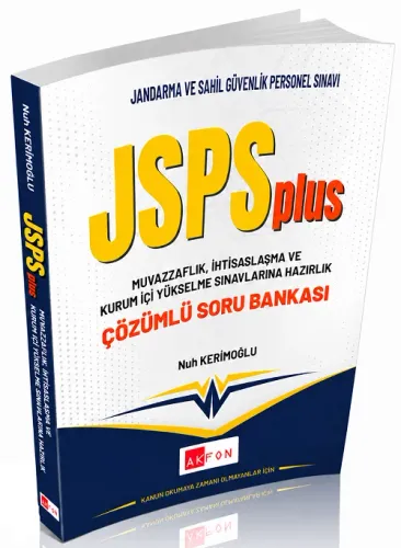 Akfon Yayınları JSPS Plus Soru Bankası Çözümlü