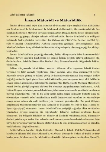 Ehli Sünnet Akaidi