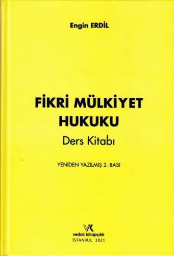 Fikri Mülkiyet Hukuku Ders Kitabı