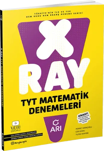 X-Ray TYT Matematik Denemeleri Arı Yayıncılık X-Ray TYT Matematik Denemeleri Arı Yayıncılık