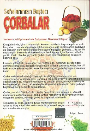 Sofralarımızın Baştacı Çorbalar Metin Gümüş Kar %46 indirimli