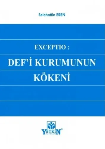 Def'i Kurumun Kökeni
