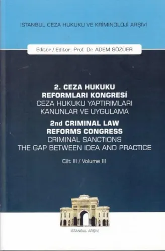 2. Ceza Hukuku Reformları Kongresi ( 3 Cilt Takım )
