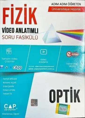 Çap Yayınları Fizik Optik Konu Anlatımlı Soru Bankası