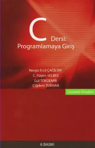 C Dersi Programlamaya Giriş