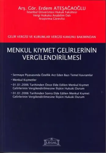 Menkul Kıymet Gelirlerinin Vergilendirilmesi