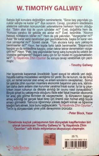 İş Hayatında Zihin Oyunları W.Timothy Gallwey Sola Unitas