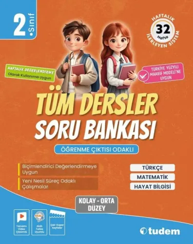 Tudem 2. Sınıf Tüm Dersler Soru Bankası 2026