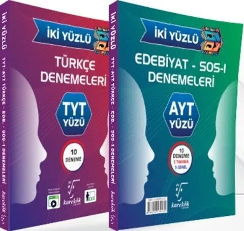 Karekök Yayınları TYT AYT Türkçe Edebiyat İki Yüzlü Deneme Karekök Yay