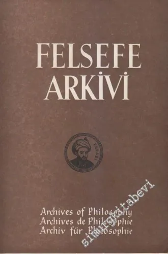 Felsefe Arkivi - Sayı: 28