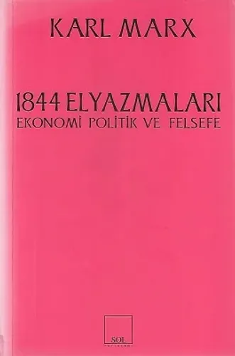 1844 Elyazmaları Ekonomi Politik ve Felsefe