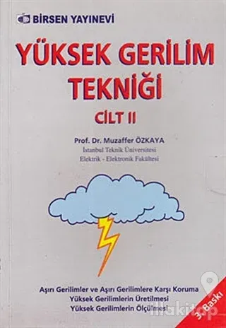 Yüksek Gerilim Tekniği Cilt: 2