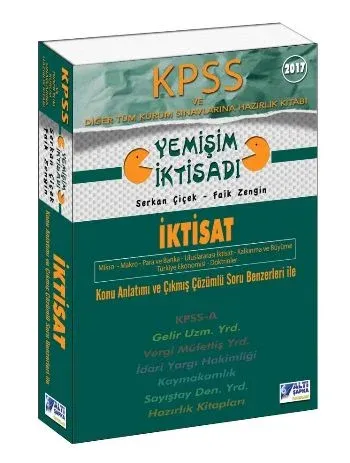 Altı Şapka Yemişim İktisadı KPSS A ve Tüm Kurum Sınavlarına Hazırlık Kitabı