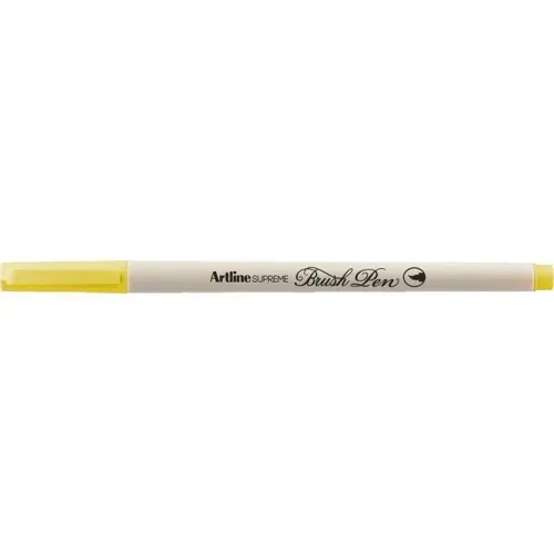 Artline Supreme Brush Uçlu Kalem Fosforlu Sarı