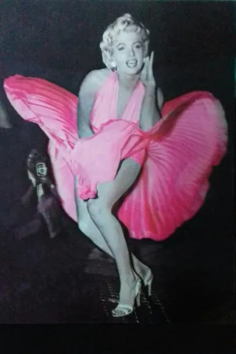 3D Marilyn Monroe 3 Üç Boyutlu Hareketli Resim Duvar Tablo