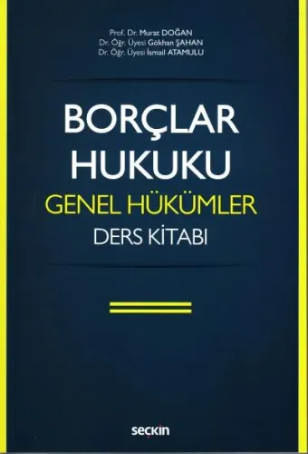 Borçlar Hukuku Genel Hükümler Ders Kitabı