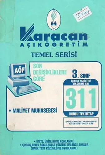 3. Sınıf Maliye Muhasebesi 311 Nolu Kitap