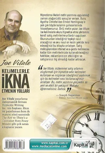 Kelimelerle İkna Etmenin Yolları Joe Vitale MediaCat %40 indirimli
