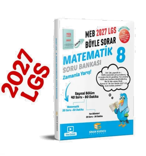 8. Sınıf 2027 Lgs Meb Böyle Sorar MATEMATİK Soru Bankası Video Çözümlü