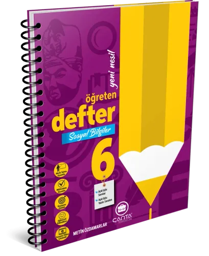 Çanta - 6.Sınıf Defter Öğreten Sosyal Bilgiler
