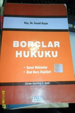 Borçlar Hukuku İsmail Kayar