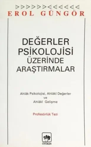 Değerler Psikolojisi Üzerinde Araştırmalar