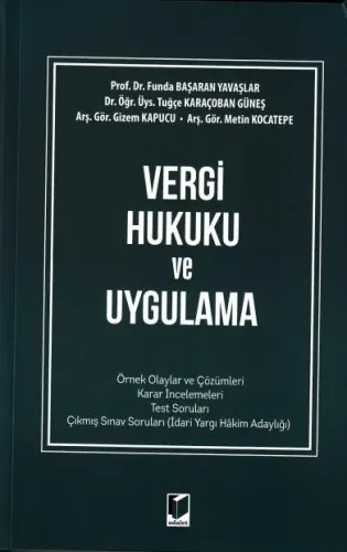Vergi Hukuku ve Uygulama