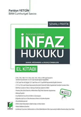 İnfaz Hukuku El Kitabı Feridun Yetgin
