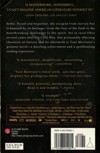 Beloved Toni Morrison A Plume Book %28 indirimli