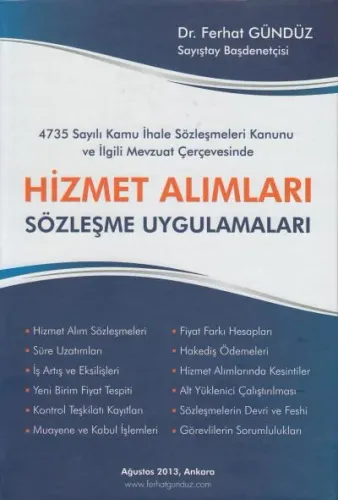 Hizmet Alımları Sözleşme Uygulamaları
