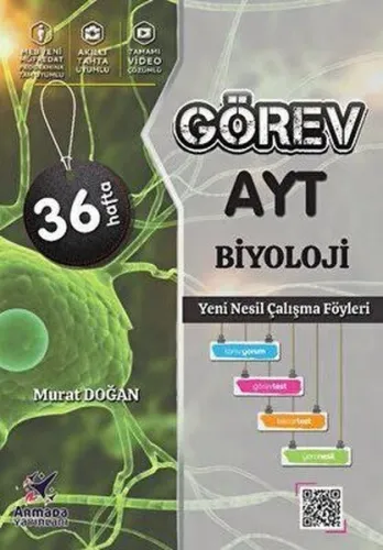Armada Yayınları AYT Biyoloji Yeni Nesil Çalışma Föyleri